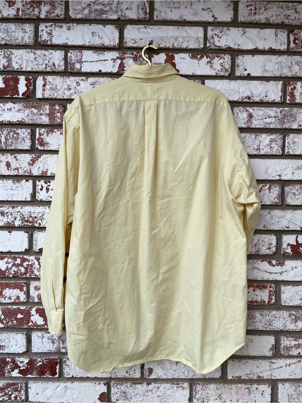 🌱5/$25🌱 Ralph Lauren | Blake Yellow Cotton Button Down Shirt - Picture 3 of 5